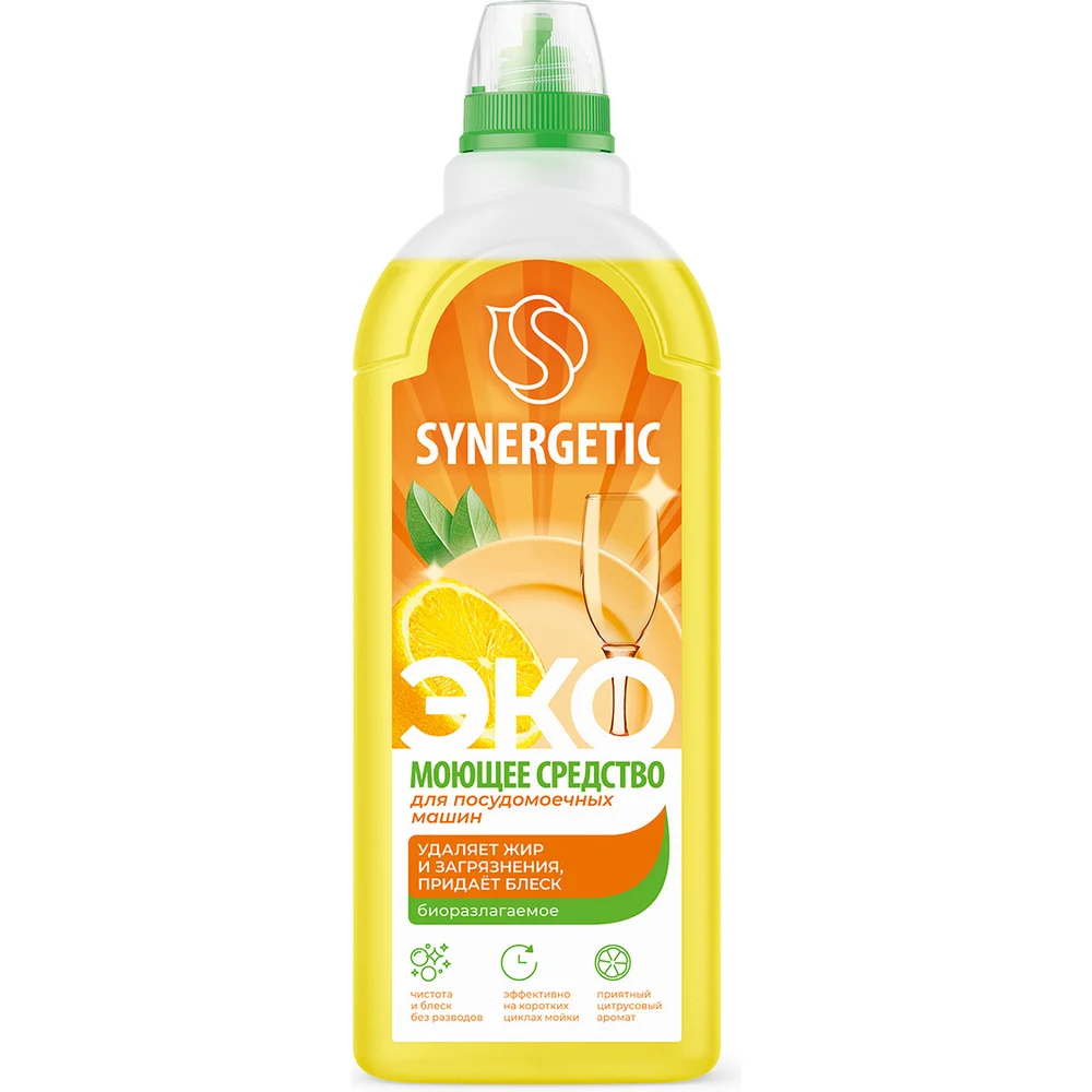 Концентрированное средство для посудомоечных машин SYNERGETIC 102101/8