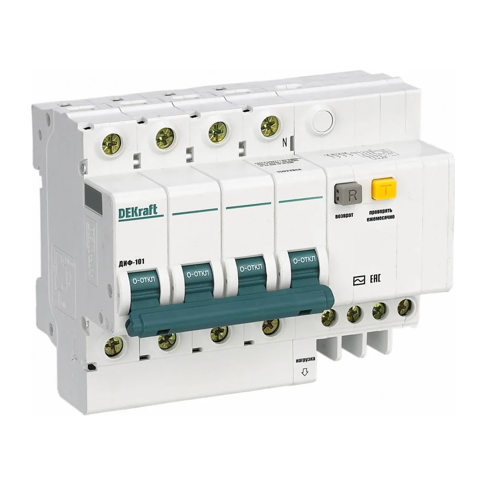 Дифференциальный автомат DEKraft ДИФ101 15055DEK