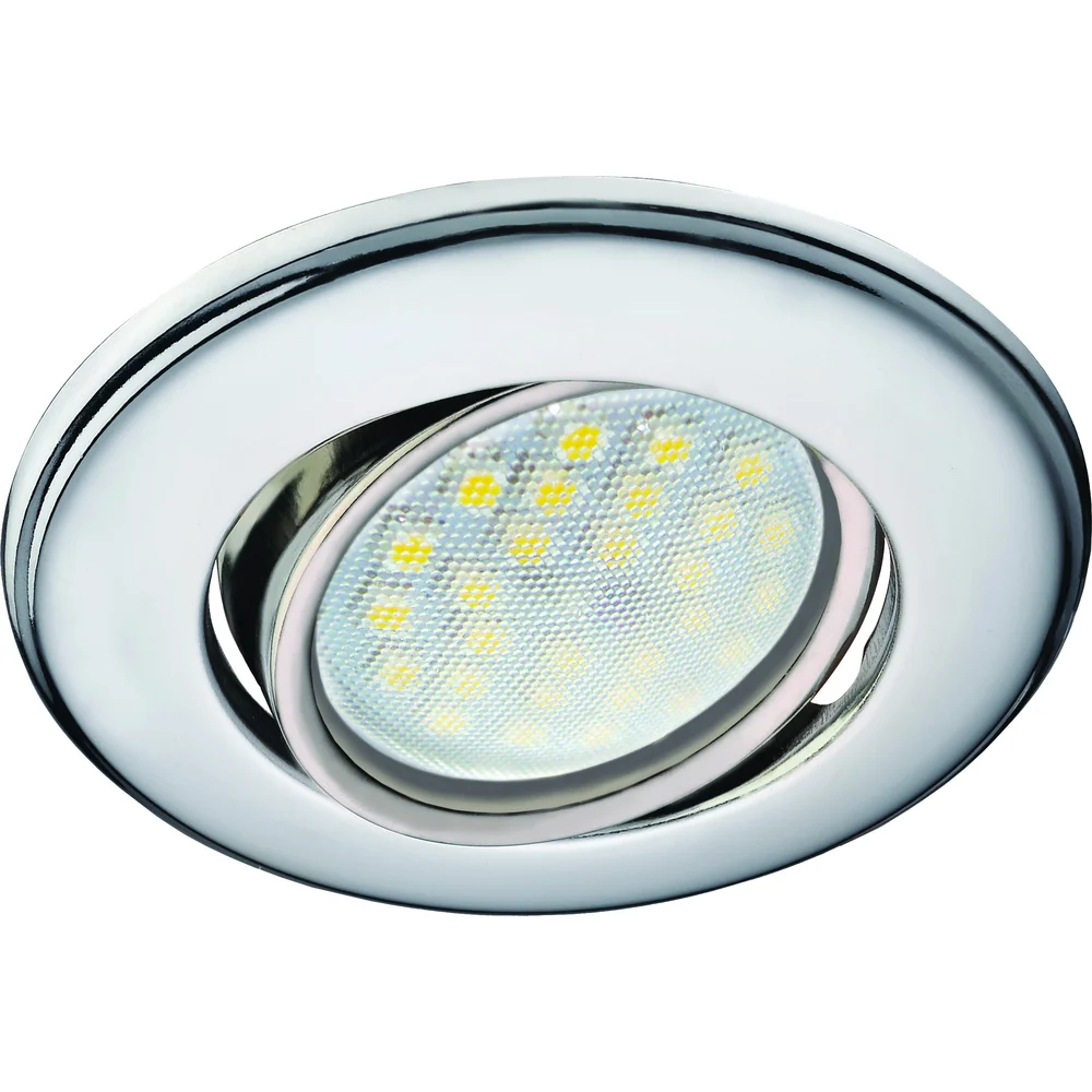 Поворотный выпуклый встраиваемый светильник Ecola DH03 FC1601EFS