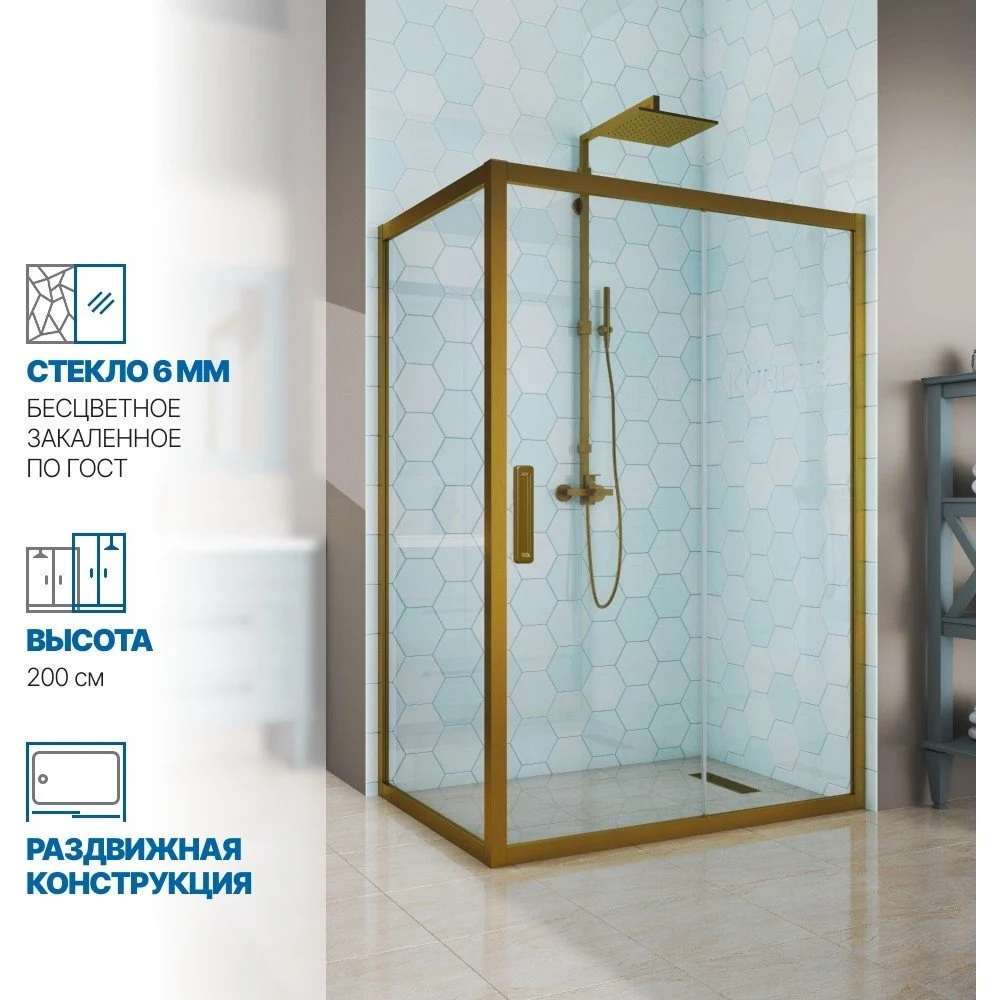 Душевой уголок GuteWetter gwmpkb019r 4698032692520