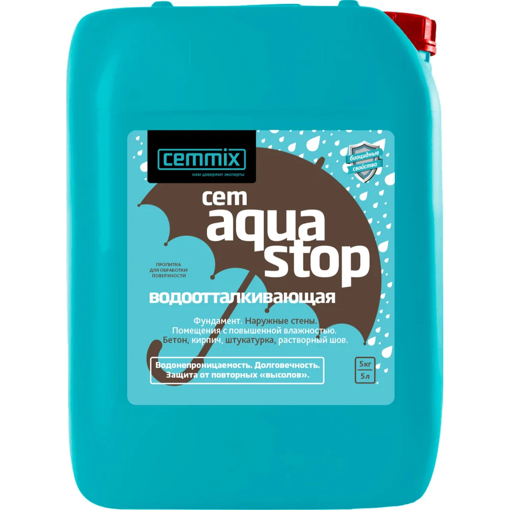 Водоотталкивающая пропитка CEMMIX CemAquaStop 206774