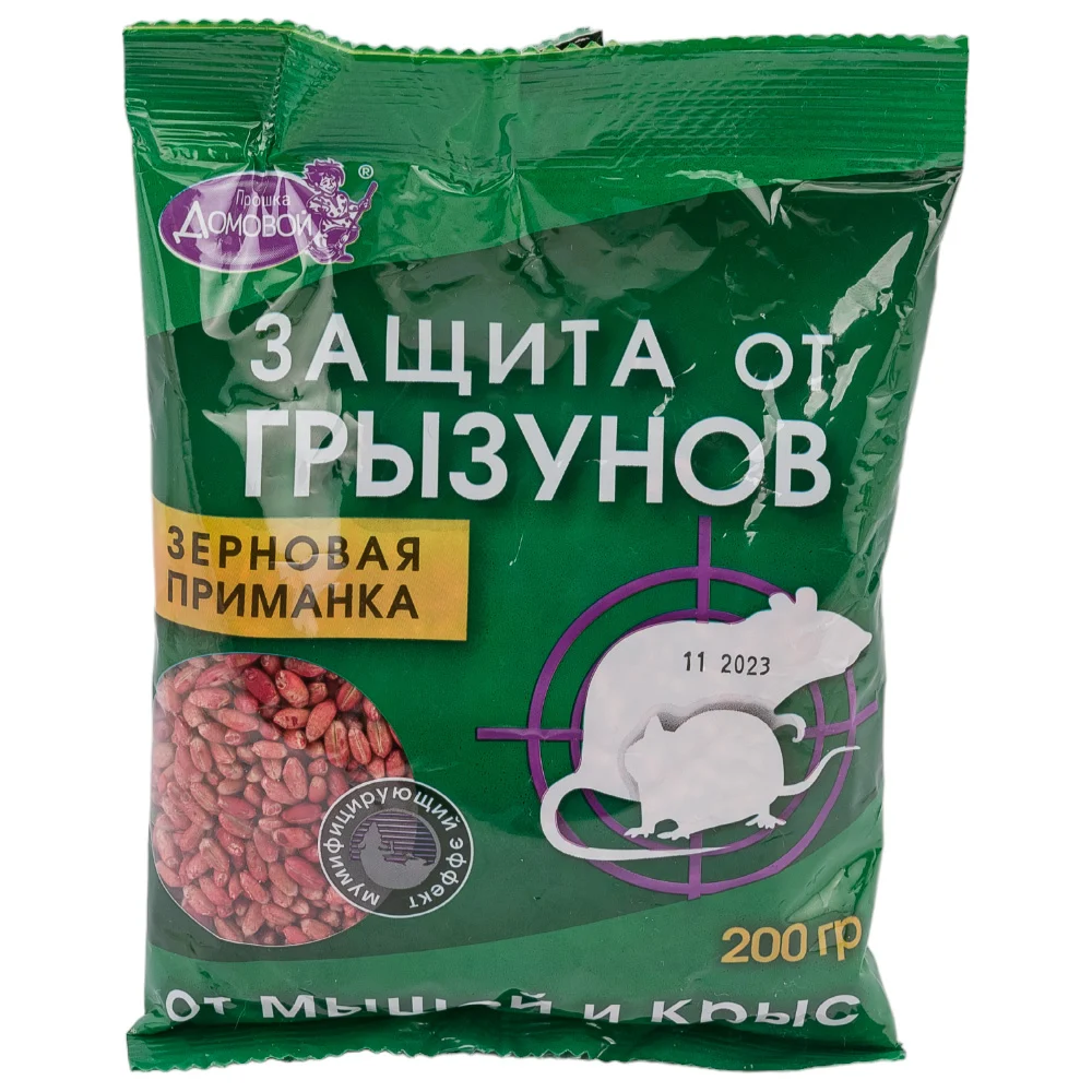 Зерно от грызунов Домовой Прошка 21106